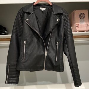Top Shop Faux Leather Jacket